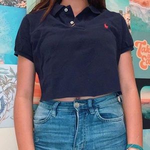 Ralph Lauren cropped polo shirt